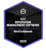 Hotel Tech Awards 2024 - Reputation Management Badge